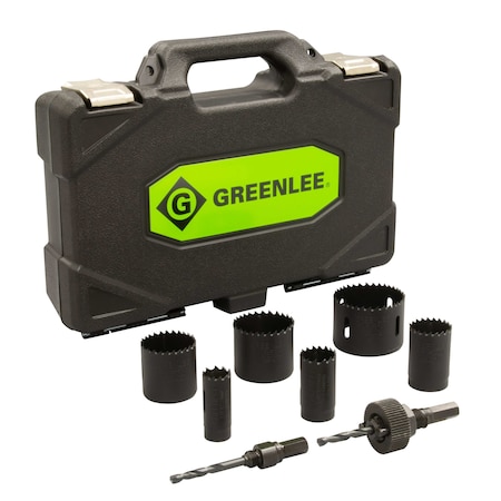 Hole Saw Kit,2-1/2 in Dia,Variable Pitch