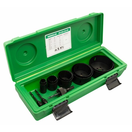 Hole Saw Kit,4-1/2 in Dia,Variable Pitch