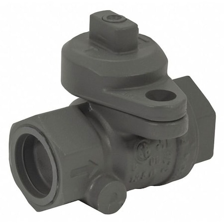 3/4" FNPT Brass Gas Ball Valve Inline
