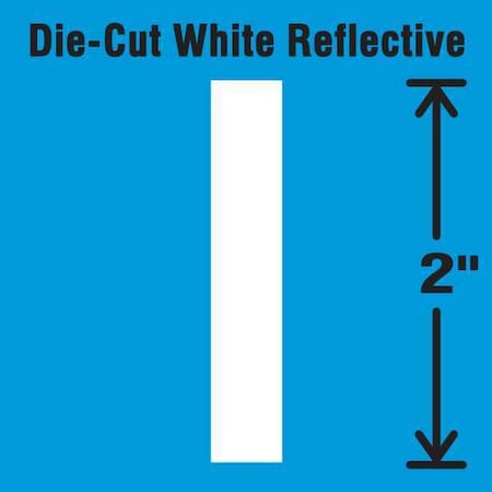LetterLabel,Vinyl,2inH,3/8inW,PK5