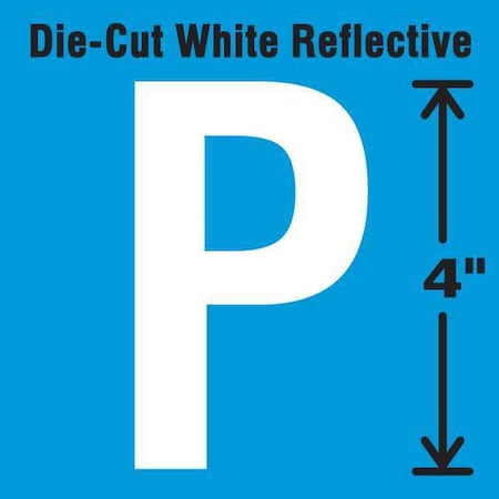 LetterLabel,Vinyl,4inH,2-1/4inW,PK5