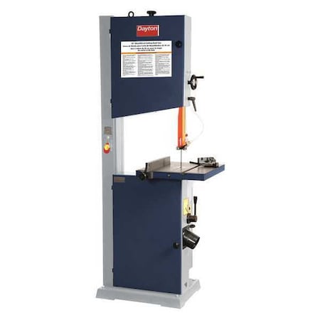 Band Saw, 12" x 17-3/4" Rectangle, 12" Round, 10 in Square, 120/240V AC V, 1.5 hp HP
