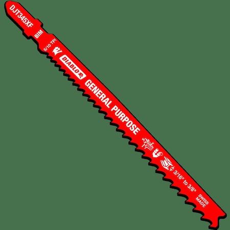 JigsawBlade, 5.25 in L, Bi-Metal, PK5