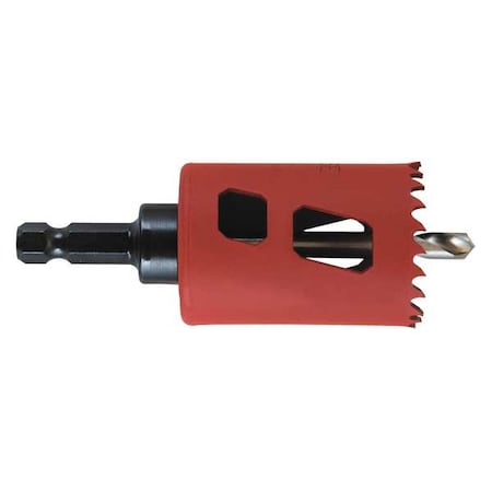 Hole Saw,Diameter:1 7/16",Bi-Metal