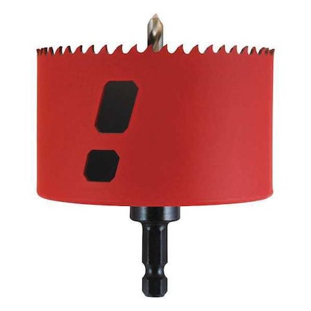 Hole Saw,Diameter:3 1/8",Bi-Metal