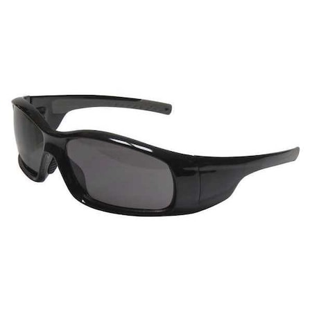 Briggs, Safety Glasses, Anti-Fog, Gray Lens, Black Frame, Full-Frame