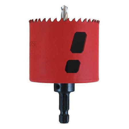 Hole Saw,Diameter:2 5/8",Bi-Metal