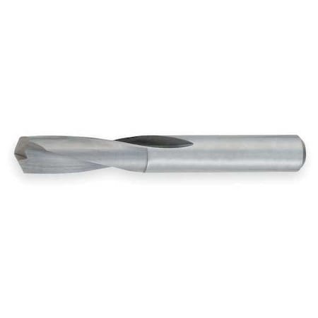 Screw Machine Drill Bit, #35 Size, 135  Degrees Point Angle, Spiral Flute