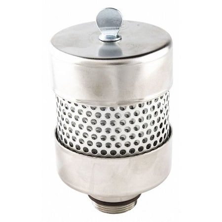Oil Mist Filter,1" Inlet,4.5 cfm