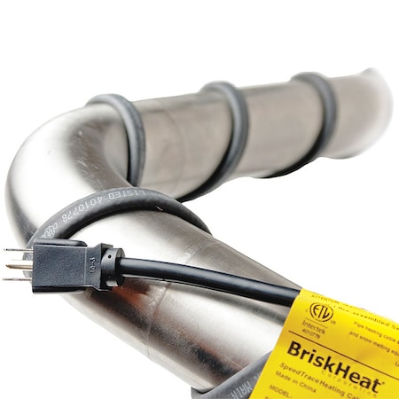 Heating Cord, 120VAC, 6 ft. L, 0.6 A