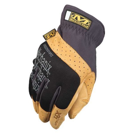 MF4X-75 Mechanics Gloves, Synthetic Leather Palm, TrekDry Back, 9, Brown