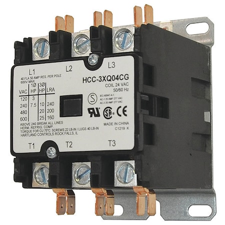 Contactor 480V 50A, 24V, FES - 15