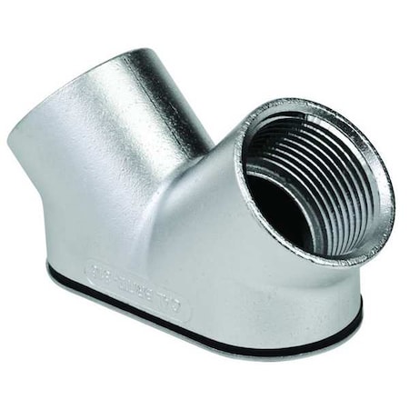 RMC 90 Deg Elbow, 3/4 in, Threaded, 316 Stainless Steel, Polished, Gray