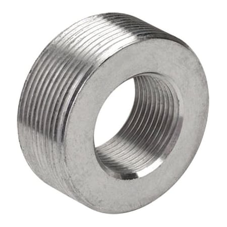 IMC Reducing Bushing, 1 in x 1-1/4 in, Threaded, 316 Stainless Steel, Polished, Red