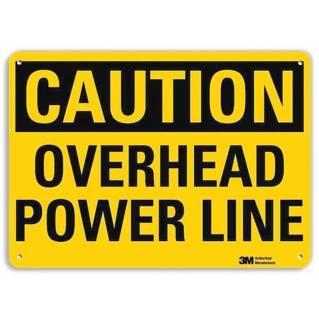 Safety Sign, 10 in Height, 14 in Width, Aluminum, Horizontal Rectangle, English, U4-1579-RA_14X10