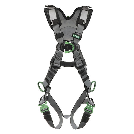 V-FIT Full Body Harness, XS, 400 lb., Quick-Connect Chest/ Quick-Connect Leg Straps