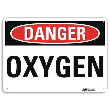 Danger Sign, 10 in H, 14 in W, Vertical Rectangle, English, U3-1894-RA_14X10