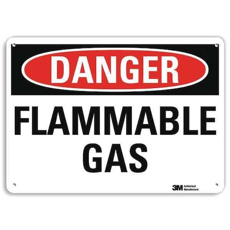 Danger Sign, 10 in H, 14 in W, Vertical Rectangle, English, U3-1476-RA_14X10