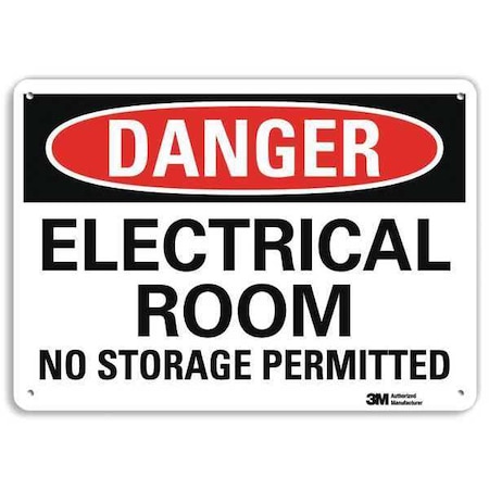 Danger Sign,4 Hole Mount,14inWx10inH, U3-1410-RA_14X10