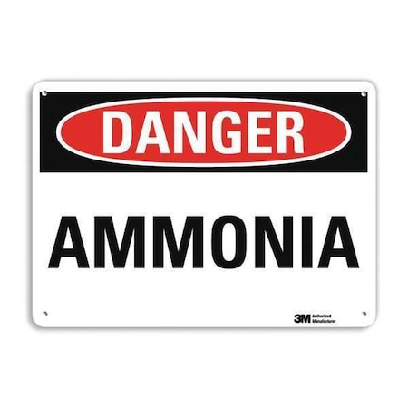 Danger Sign, 10 in H, 14 in W, Vertical Rectangle, English, U3-1102-RA_14X10
