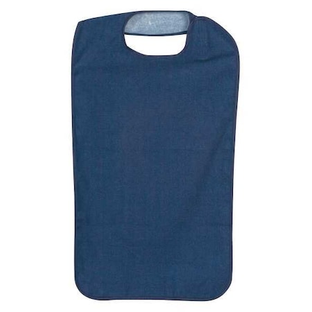 Patient Protector, Terry Cloth; Vinyl, Blue, 17 1/4 in, 17 1/4 in x 32 1/5 in