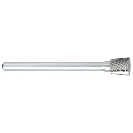 Carbide Bur,6mm Cut Dia.,RH Cut