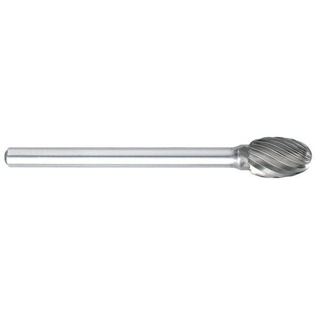 Carbide Bur,Egg,1/4 in.