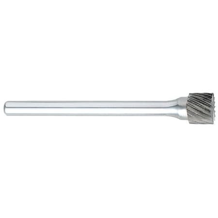Carbide Bur,End Cut,1/4 in.