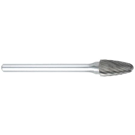 Carbide Bur,6mm Cut Dia.,RH Cut