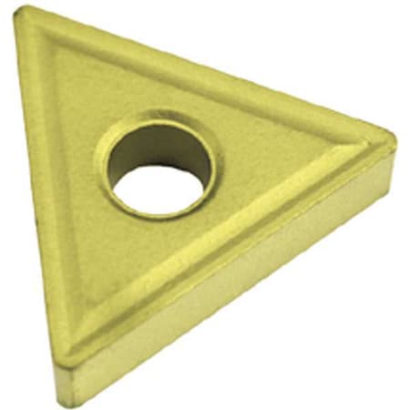Triangle Turning Insert, Triangle, 3/8 in, TNMG, 0.0156 in, Carbide