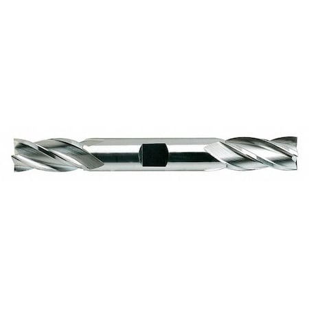 HSS End Mill,Double,1/4in. Dia.,4Flutes