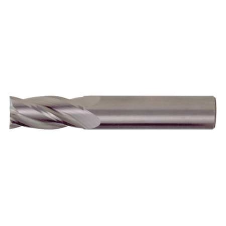 4-Flute Carbide Square Single End GP End Mill Cleveland CEM-SE-4-TA TiAlN 3/64x1/8x1/8x1-1/2