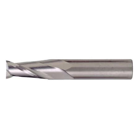 2-Flute Carbide Square Single End GP End Mill Cleveland CEM-SE-2-TA TiAlN 1/16x1/8x1/4x1-1/2