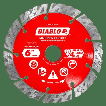 DiamondSawBlade,Diam:6",