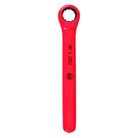 Insulated Ratcheting Wrench,SAE,6-1/8" L