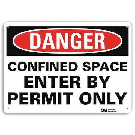Danger Sign,14x10 In.,English, U1-1004-RA_14X10