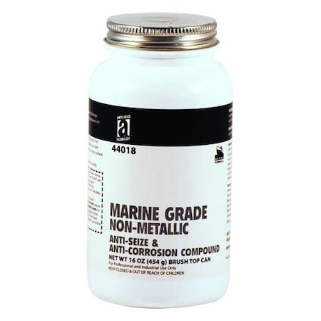 Anti Seize, Non-Metallic, 16oz, Brush Top