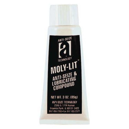 Anti Seize,Moly Paste,3 oz,Tube