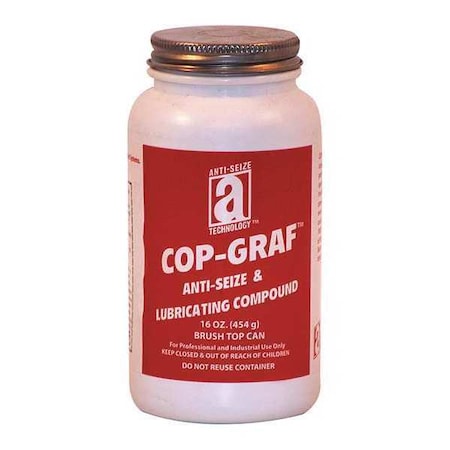 Anti Seize, Copper, 16 oz Brush Top Can