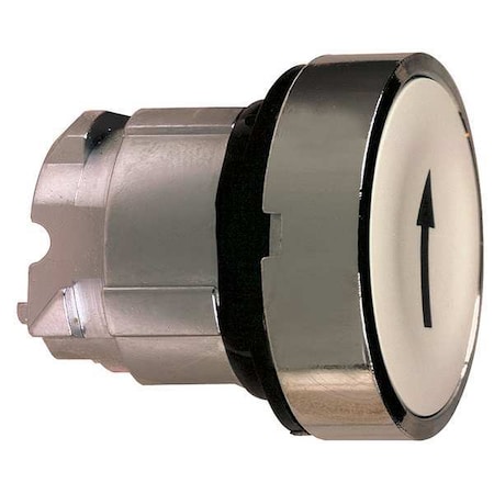 Push Button Operator, Flush, Momentary Action, Not Applicable Release, Non-Illuminated, White