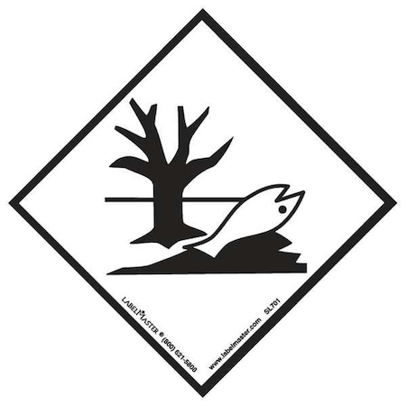 Environmentally Hazardous Substance, 10-3/4" W x 10-3/4" H, 10 PK