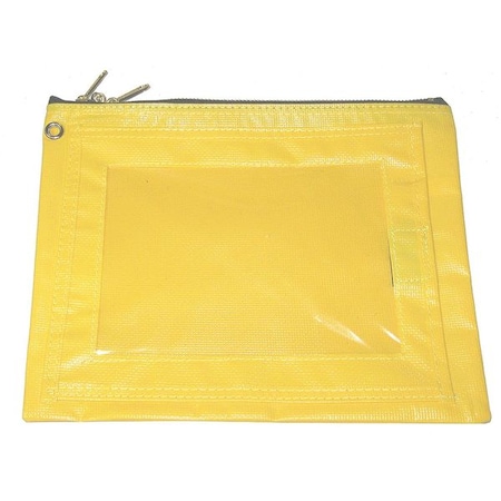 Evidence Pouch,9 x 12 In,Yellow
