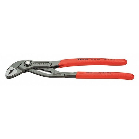 Cobra 12" High-Tech Water Pump Pliers, Serrated, Push-Button