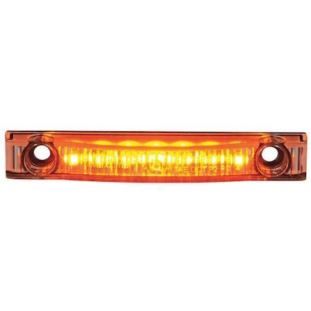 Clearance Marker Light,LED,0.6In H,Clear