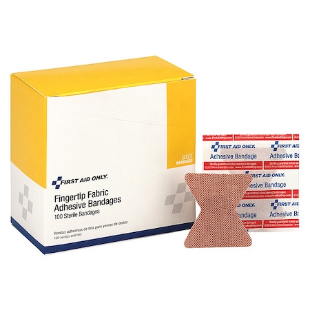 Fingertip Bandage, Fabric, 1-3/4x2In, PK100