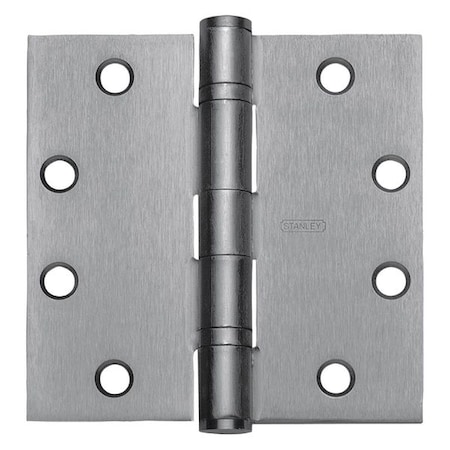Door and Butt Hinge, Steel, Full Mortise Mounting, 1 5/8 in Leaf W x 4 in Leaf H, Prime Coat