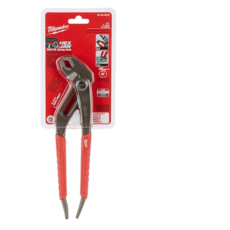 10" Comfort Grip Hex-Jaw Pliers