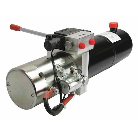 Double Acting Power Unit 1.3 GPM, 3 QT. Poly, 2500 PSI Solenoid Operated