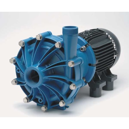 10 HP PP Magnetic Drive Pump 208-230/460V 2" FNPT