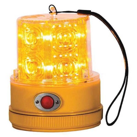 5 Inch by 4 Inch Portable Amber LED Beacon Light